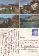 CH Graubünden - Jenins 4 Ansichten  Gelaufen 1968 - Jenins