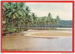 S. Tomé E Principe - Uma Das Praias Do Sul Da Ilha 1960s ( 2 Scans ) Afrique Portugal Colonial - Sao Tome Et Principe