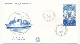 TAAF - Enveloppe FDC - 2,10 BCR VAR - Port Aux Français Kerguelen - 1-1-1986 - FDC