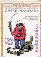 Etiquette Vin MRIC Festival De La Caricature Et Dessin De Presse BD Castelnaudary 2012 - Art De La Table