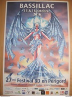 Affiche SOBRAL Patrick Festival BD Bassillac 2016 (Les Légendaires) - Plakate & Offsets