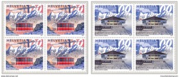 Switzerland 2017 (1/2017) 50 Years Of Schilthorn - Piz Gloria Mountains Cable Car Block Of Four MNH "" - Neufs