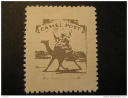 Camel Post BAHRAIN Epreuve Only Grey Color Poster Stamp Label Vignette - Bahreïn (...-1965)