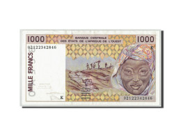 Billet, West African States, 1000 Francs, 2002, KM:711Ke, SUP - Estados De Africa Occidental