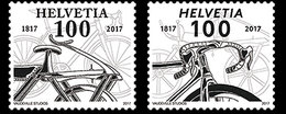 Zwitserland / Suisse - Postfris / MNH - Complete Set 200 Jaar Fietsen 2017 - Nuovi