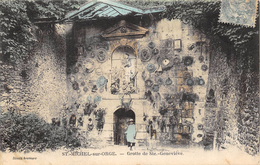 CPA 91  ST MICHEL SUR ORGE  GROTTE DE STE GENEVIEVE 1905 - Saint Michel Sur Orge