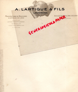 47 - LAVARDAC - FACTURE A. LARTIGUE & FILS- MANUFACTURE BOUCHONS LIEGE - UNIC - Grand Format : 1961-70