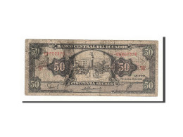 Billet, Équateur, 50 Sucres, 1988-11-22, KM:122a, B+ - Equateur