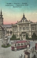 ** T1/T2 Újvidék, Novi Sad; Püspöki Palota, Villamos Orient Reklámmal / Bishop's... - Ohne Zuordnung