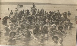 * T2/T3 1910 Crikvenica, Cirkvenica; FürdÅ‘zÅ‘k / Bathing People, Photo (EK) - Ohne Zuordnung