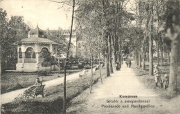 T2/T3 Komárom, Komárno; Sétatér A Zenepavilonnal / Promenade With Music Pavilion (EK) - Unclassified