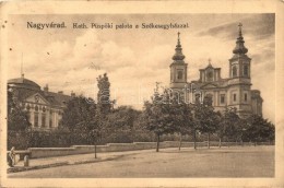 T2 Nagyvárad, Oradea; Katolikus Püspöki Palota A Székesegyházzal / Bishop's Palace,... - Ohne Zuordnung