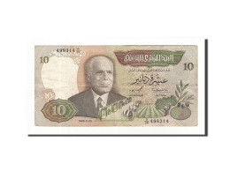 Billet, Tunisie, 10 Dinars, 1986-03-20, KM:84, TTB - Tunisia