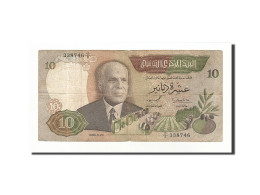 Billet, Tunisie, 10 Dinars, 1986-03-20, KM:84, TB+ - Tusesië