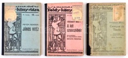 Magyar JövÅ‘ Toldy-könyvtárának Három Kötete (11.,12.,16.) Vörösmarty... - Ohne Zuordnung