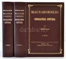 Fényes Elek: Magyarország Geographiai Szótára I-II. Budapest, 1984, Magyar... - Unclassified