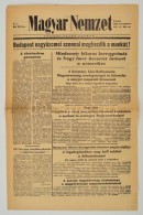 1956 A Magyar Nemzet November 2-diki Száma, Benne A Forradalom Híreivel - Ohne Zuordnung