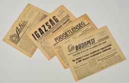 1956 4 Db újság A Forradalom Híreivel:  Esti Budapest Október 23., Magyar... - Ohne Zuordnung