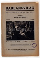 1936 Barlangvilág. NépszerÅ± Barlangtani Folyóirat. Szerkeszti:Kadic Oszkár. VI.... - Ohne Zuordnung