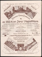 1900 Budapest Párizs Magyarok Társas Kirándulása Az 1900-ik évi Párisi... - Unclassified