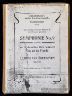 Ludwig Van Beethoven 9. Szimfónia Partitúra. Eulenburg's Kleine Partitur-Ausgabe. Leipzig, 1824,... - Ohne Zuordnung