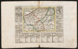 Cca 1700 Johann Hofmann:A Flandriai Grófság. Díszes Kartusú, Színezett... - Sonstige & Ohne Zuordnung