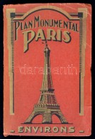 Cca 1920-1930 Plan Monumental Paris & Environs. Guide Commode Pour Voir Et Visiter Les Monuments De Paris.... - Sonstige & Ohne Zuordnung