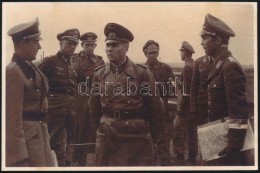 Rommel Tábornokai Között, Nyomat Kép, 9,5×14 Cm - Sonstige & Ohne Zuordnung
