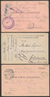Cca 1915 6 Db Tábori Posta, Különféle Bélyegzésekkel - Altri & Non Classificati