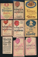 Cca 1930 20 Db SütÅ‘poros Zacskó Receptekkel, Többek Közt Dr. Oetker, Váncza + 1 Db... - Advertising
