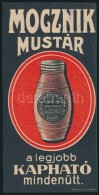 Cca 1920 Mocznik Mustár Reklámos Lito Számolócédula, Bruchsteiner és Fia,... - Pubblicitari