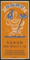 1935 Budapesti Nemzetközi Vásár 1935. Május 3-13. Reklámos... - Advertising