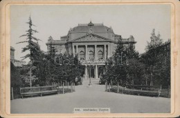 Cca 1890-1900 Fiume, Városi Színház (ma: Horvát Nemzeti Színház), Stengel... - Sonstige & Ohne Zuordnung