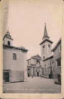 Cca 1890-1900 Fiume, Piazze Del Duomo (SzÅ±z Mária Mennybemenetele Templom), Stengel & Co. 4743.,... - Sonstige & Ohne Zuordnung