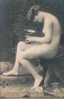 Cca 1920 Áldozat, MÅ±termi Akt, Finoman Erotikus Fotó, 13.5x8.5 Cm. Cm./cca 1920 Erotic Photo,... - Sonstige & Ohne Zuordnung