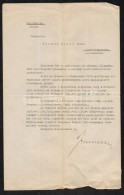 1943 Reményi-Schneller Lajos Pénzügyminiszter Aláírása Kinevezési... - Sonstige & Ohne Zuordnung