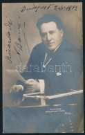 1913 Alessandro Bonci (1870-1940) Operaénekes Aláírása Å‘t... - Altri & Non Classificati