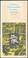 1973 BelépÅ‘jegy és Meghívó A BFC Dynamo és A Dynamo Moszkva Berlini... - Ohne Zuordnung