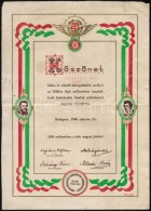 1948 A BSZKRT Emléklapja PetÅ‘fi és Kossuth Arcképével - Ohne Zuordnung
