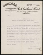 1930 Puszta SzentlÅ‘rinci Méhészet Díszes Fejléces Levele, 29x22,5 Cm - Ohne Zuordnung