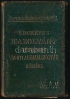 Cca 1929 MÁV Fényképes Igazolvány Vasúti Dolgozó Részére - Ohne Zuordnung