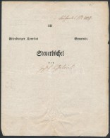 Cca 1860-1880 17 Db Nyugta és Adókönyv, Nagyrészt Okmánybélyegekkel,... - Non Classificati