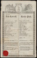 1850 Uti Levél, Útlevél. KétnyelvÅ±, Szombathelyen Kiállítva  / Passport - Unclassified