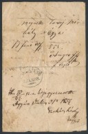 1854 Okmány ,,BOROS-JENÅ ALVÁROS' - Unclassified