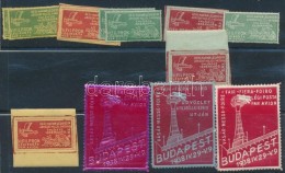 VI. Filprok 9 Db, 1938 Budapest Vásár 3 Db, összesen 12 Db Levélzáró - Non Classés