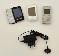 Vegyes Mobiltelefon Tétel: Sony Xperia U20i, Samsung GT C3300i, Sony Ericcson K200i, Utóbbi... - Other & Unclassified