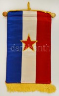 Jugoszláv Kétoldalas Asztali Zászló, 27x15 Cm - Sonstige & Ohne Zuordnung