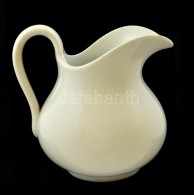 Porcelán Kancsó, Jelzés Nélkül, Kopásnyomokkal, M: 18 Cm - Other & Unclassified