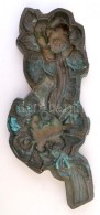 Antik Rózsavirág Bronz Mintaforma, Jelzés Nélkül, Kb 5 Kg, 35×13 Cm - Sonstige & Ohne Zuordnung