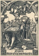 Barlösius, Georg (1864-1908): Ex Libris Victor Graf Von Schliessen, Klisé, Papír, Jelzett A... - Other & Unclassified